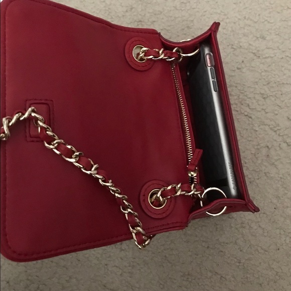 Tory Burch Mini Fleming Flap Kir Royale Purse - Picture 8 of 8